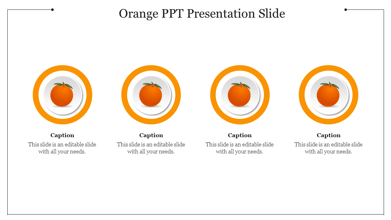 Orange PPT Presentation Slide